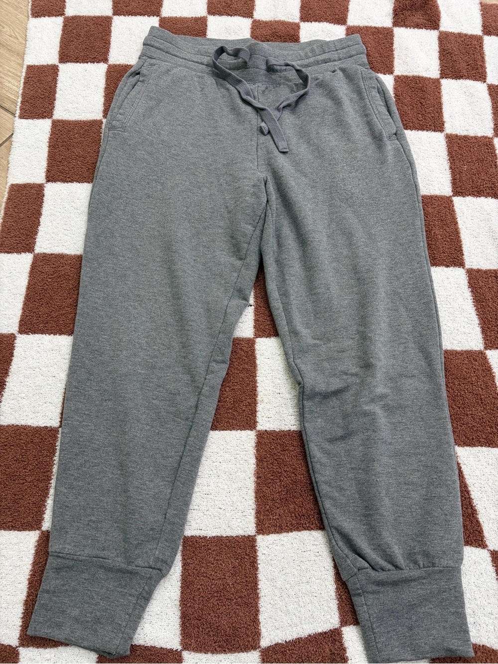 Fabletics Gray Drawstring Jogger Pants